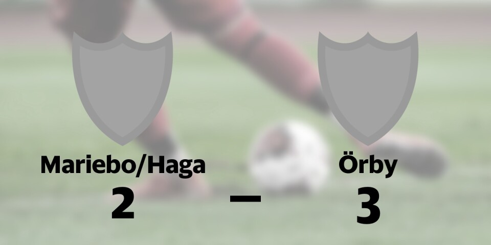 Mariebo IK/IF Haga förlorade mot IFK Örby