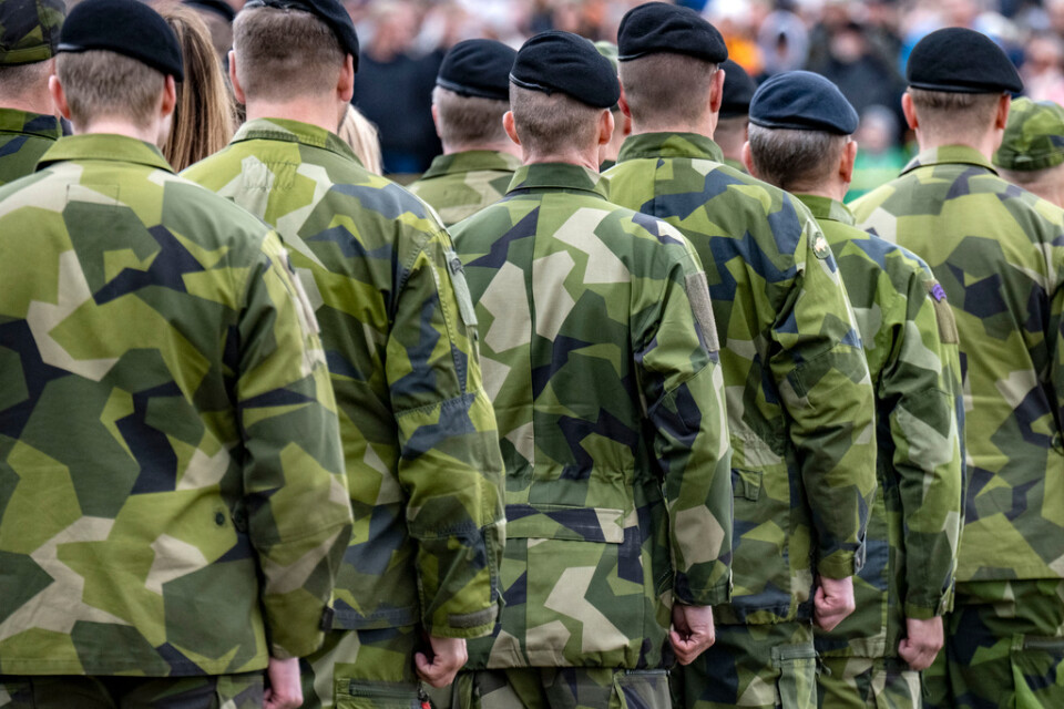 Det händer mycket inom det svenska försvaret just nu. Det kan vara en förklaring till att svensk militär mår sämre än militär i övriga Norden. Arkivbild.