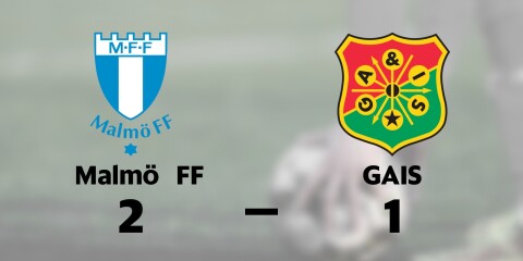 Malmö FF vann mot GAIS