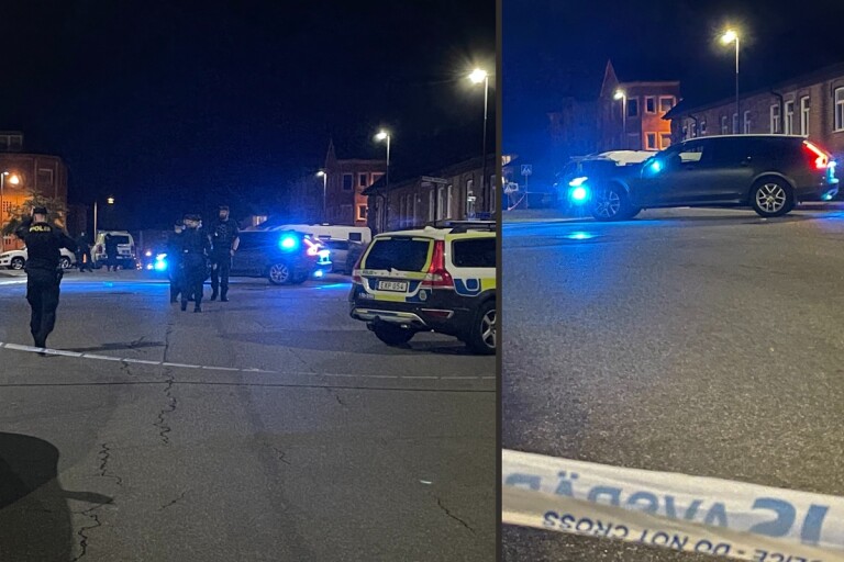 Ung man skjuten i centrala Hässleholm – har allvarliga skador