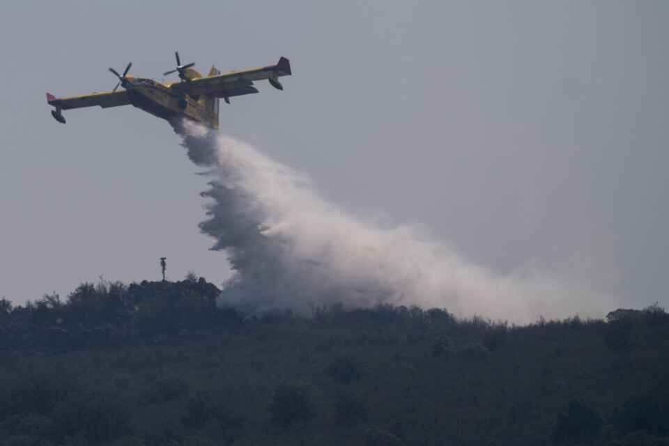 I Spanien kämpar man för att få kontroll över skogsbränder. Arkivbild.