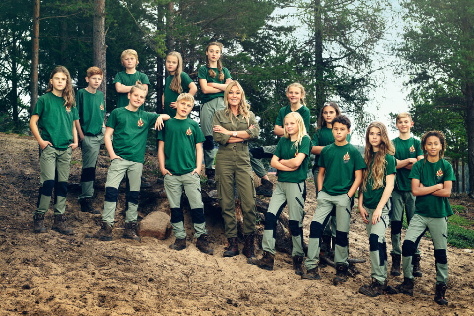 Barnen i årets säsong av "Wild kids", med premiär 4 februari, fick en tuff utmaning. Pressbild.