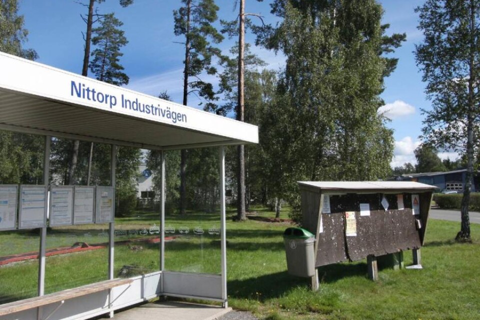 Industrivägen i Nittorp står högt upp på kommunens penningönskelista.