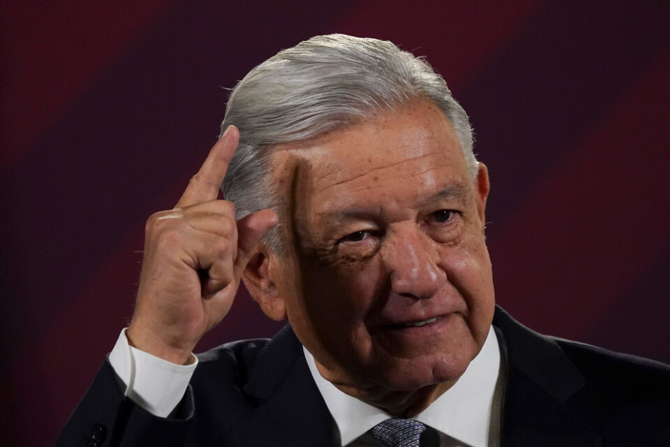 Andrés Manuel López Obrador anser att hans egna nyhetssammanfattningar räcker bra. Arkivbild.