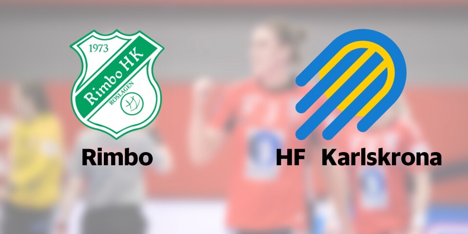 HF Karlskrona möter Rimbo borta