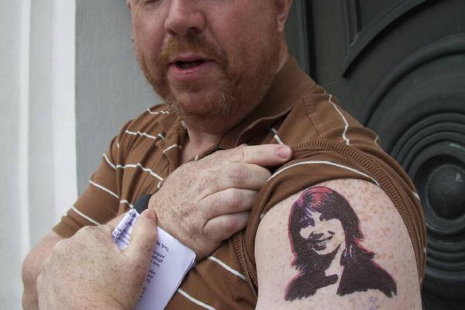 Anders Jansson nya tatuering.
