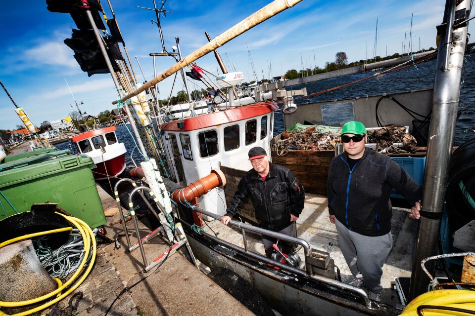 Mikael Carlsson och Andreas Engdahl är fiskare och har märkt en stor skillnad på fisket under årets första månader.