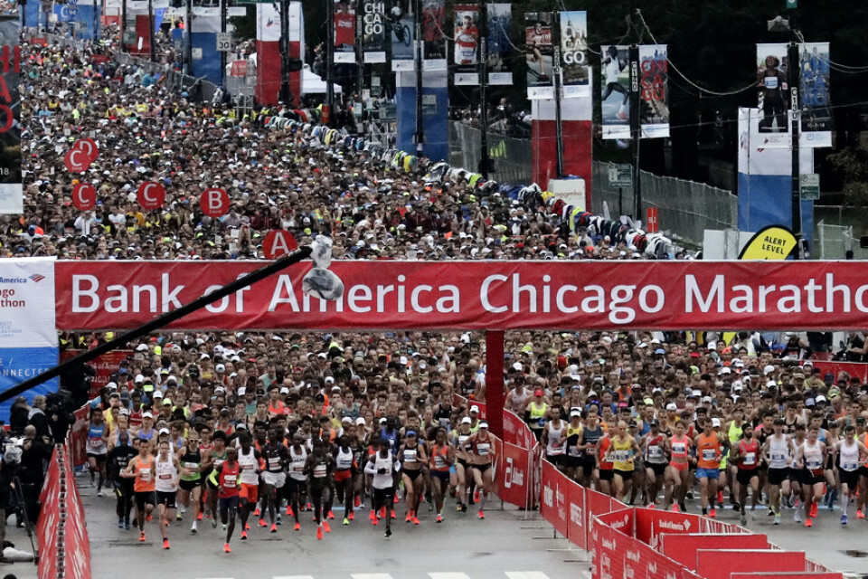 Det blir inget Chicago Marathon i år. Arkivbild.