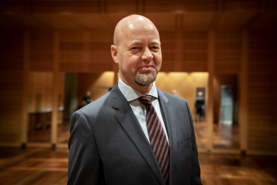 Yngve Slyngstad, chef för den norska oljefonden. Arkivbild.