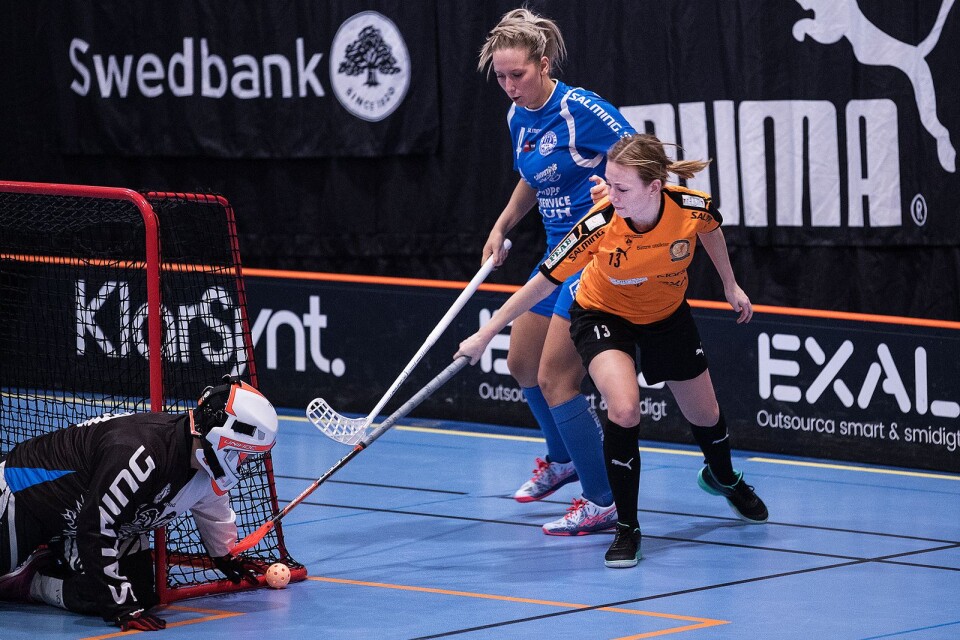 Sabina Persson är spelande assisterande tränare i Höllviken.