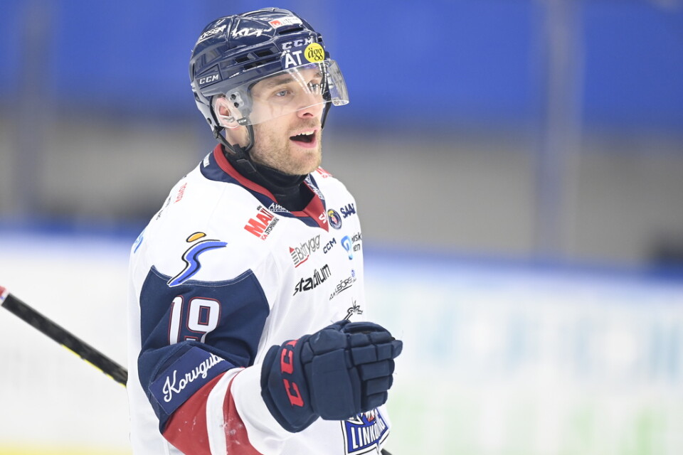 Patrick Russell gjorde ett av Linköpings mål i 4–0-segern mot Leksand. Arkivbild.