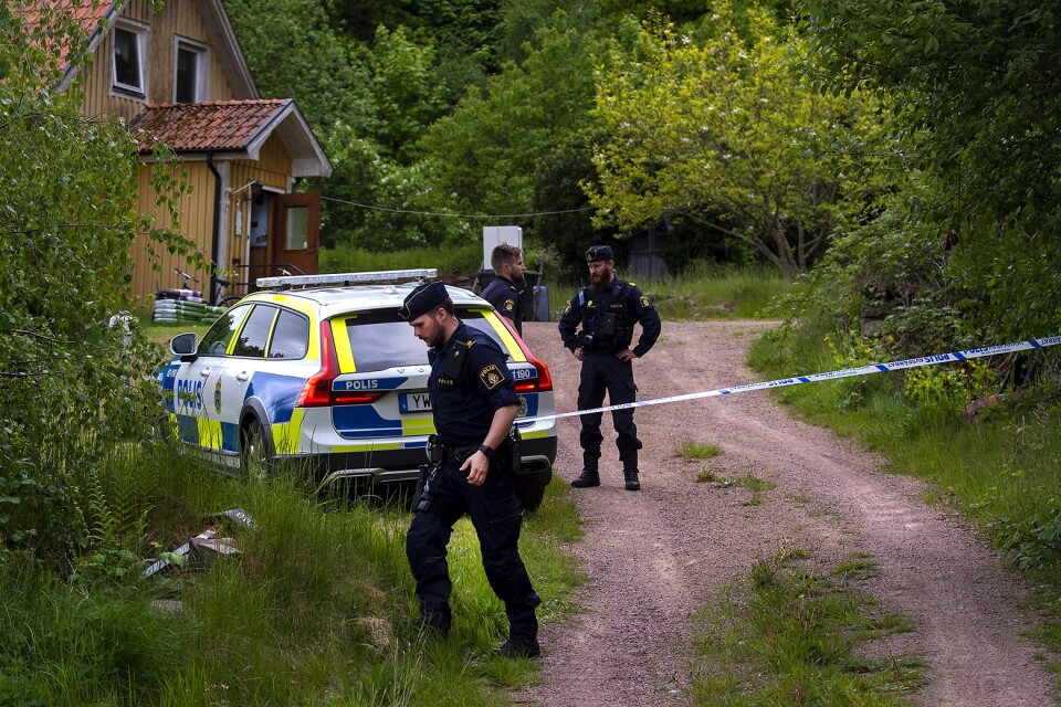 The man was found outdoors on his own property according to the police. The area was cordoned off