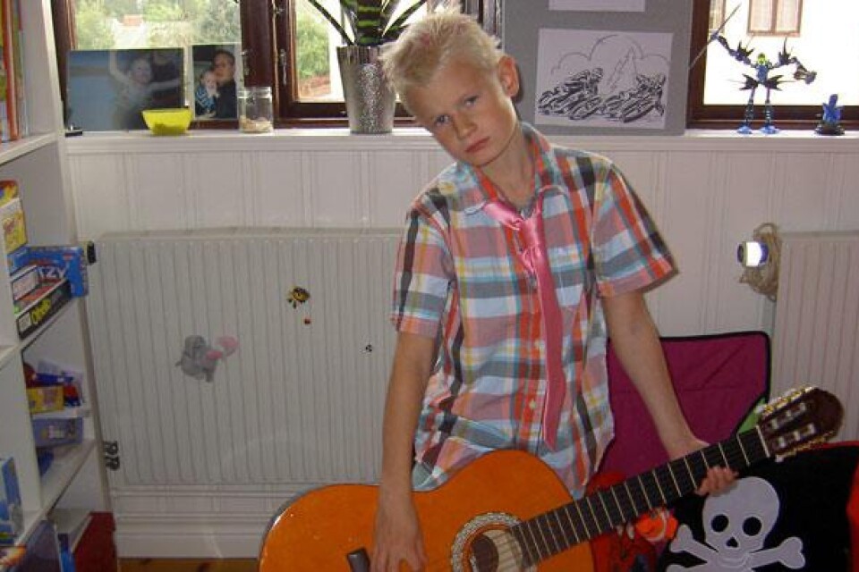 Casper Järevang, 8 år.