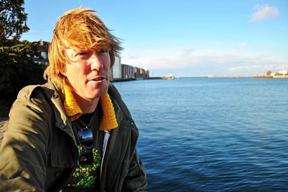 Victor Rask från Bjärnum är en av de elva aktivister från Greenpeace som åtalas för olaga intrång i Köpenhamn. Aktivisterna lurade sig in på drottningens galamiddag 17 december 2009 och vecklade ut banderoller i protest mot klimatmötets magra resultat. FOTO: MATILDA LUNDAHL/ARKIV