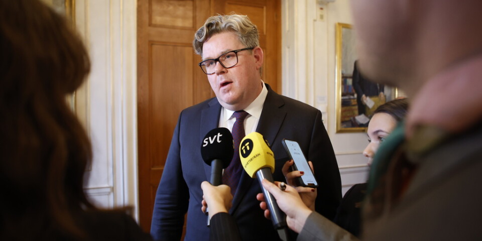 Gunnar Strömmer (M) får posten som justitieminister i Ulf Kristerssons regering.