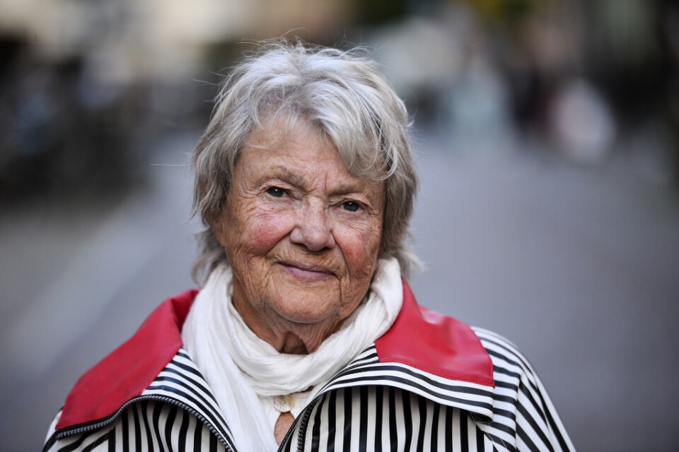 Maj Sjöwall har avlidit efter en lång tids sjukdom. Hon blev 84 år. Arkivbild.
