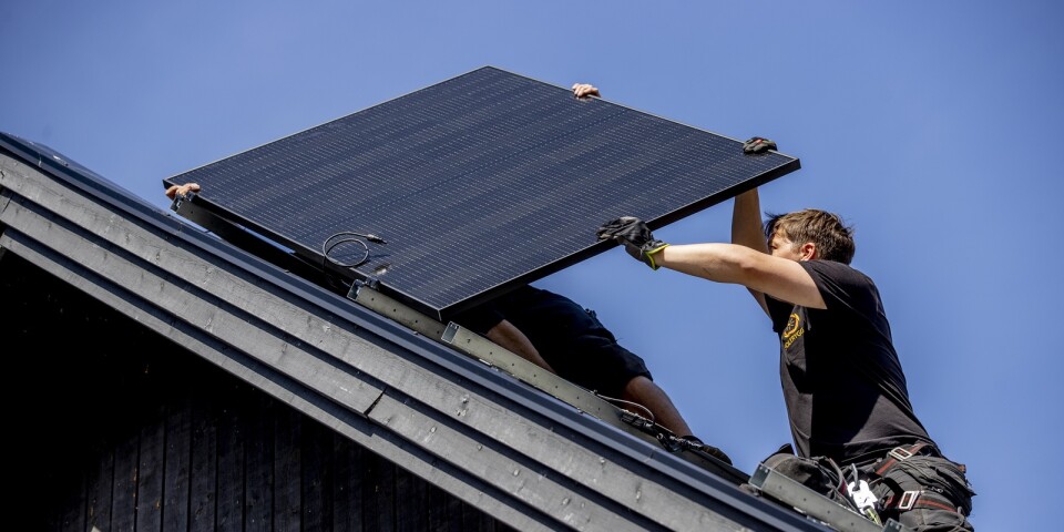Solceller på tak kan ge extra energi.