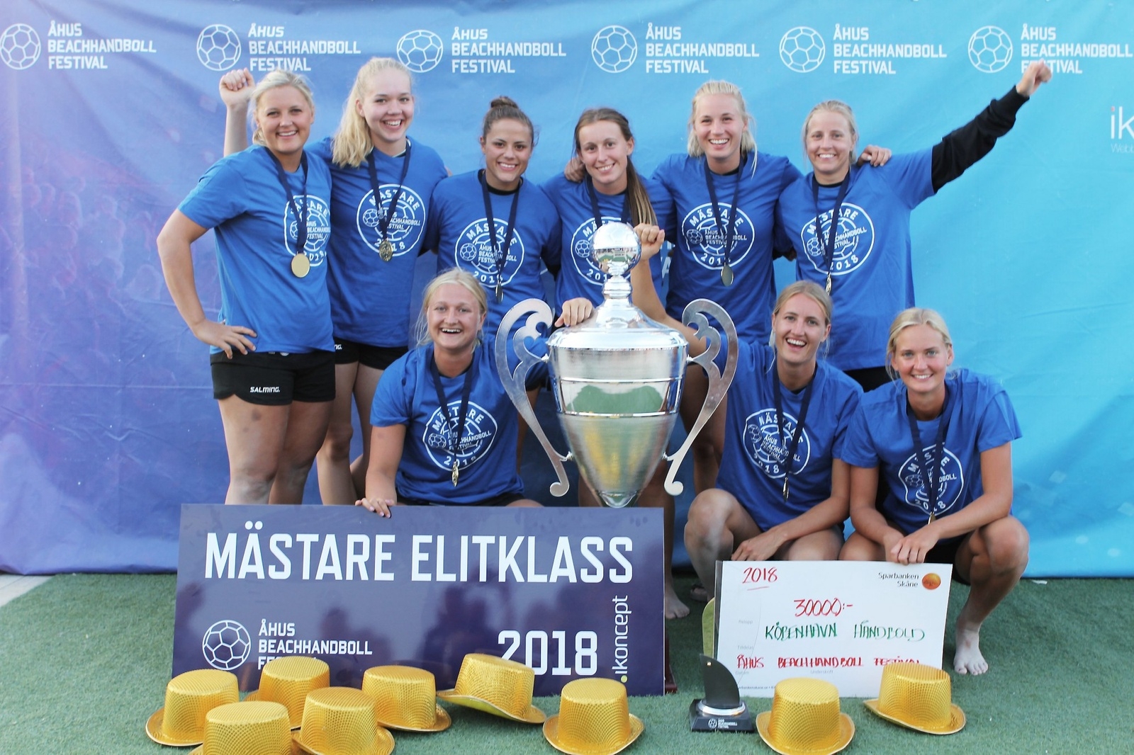 København vann damernas elitklass. Foto: Daniel Modig/Ikoncept AB
