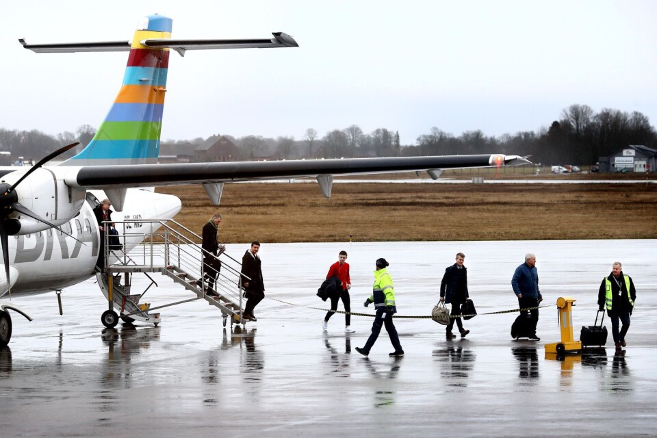 "En flyglinje Kalmar-Ronneby-Frankfurt skulle sabotera kommunens miljömål.”