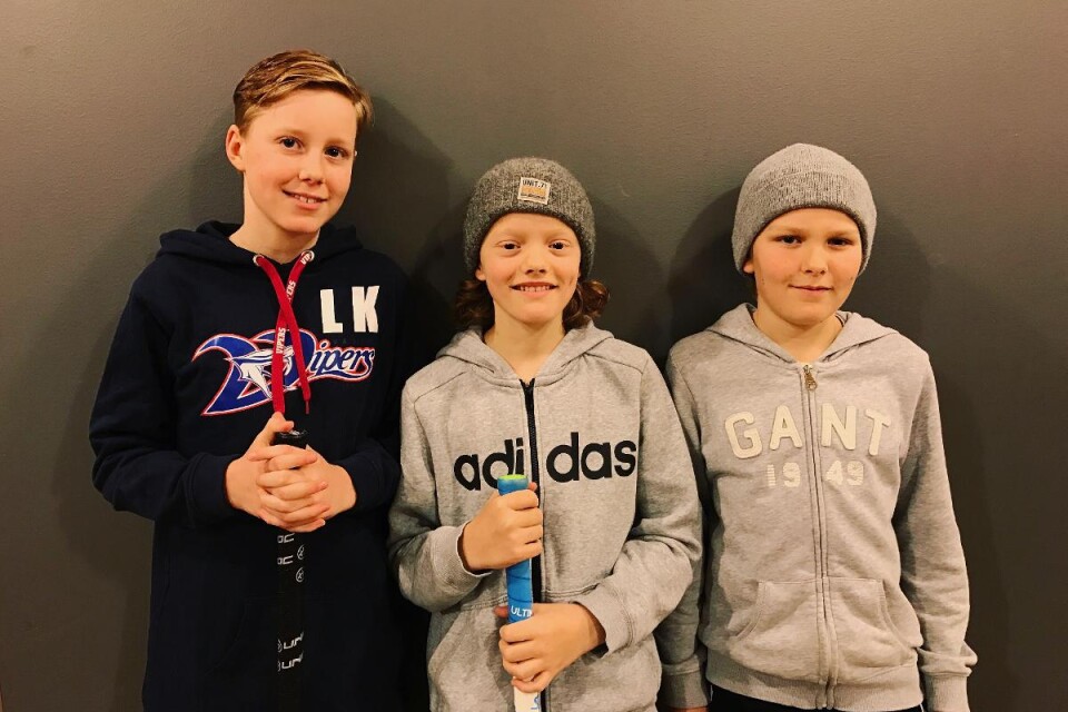 Lucas Karlsson, Joel Alalehto och Nils Skoglund. Foto: Emma Koivisto