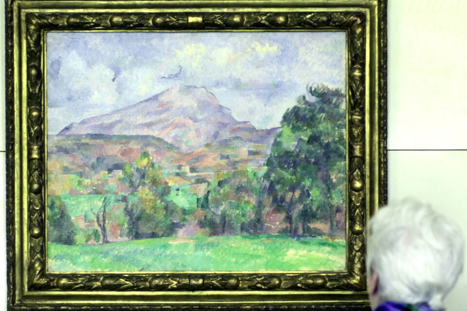 Paul Cézannes "La Montagne Sainte-Victoire" är ett av verken när Microsofts medgrundare Paul Allens privata konstsamling auktioneras ut. Arkivbild.