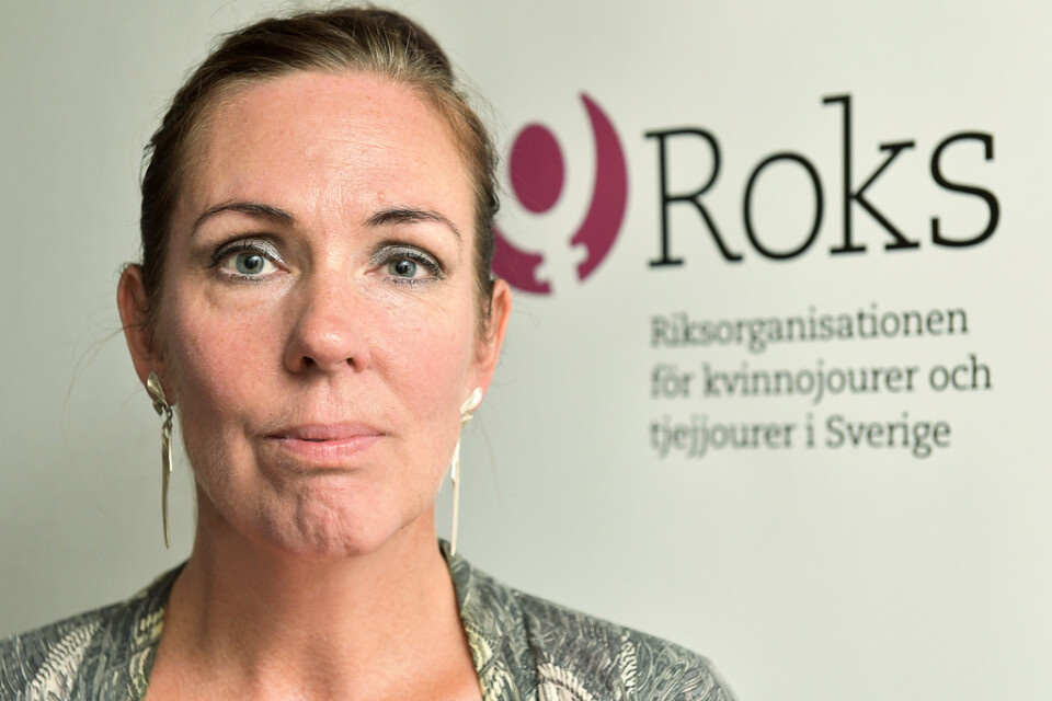 Jenny Westerstrand, ordförande för Riksorganisationen för kvinnojourer och tjejjourer i Sverige, Roks. Arkivbild.