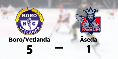 Boro/Vetlanda vann mot Åseda