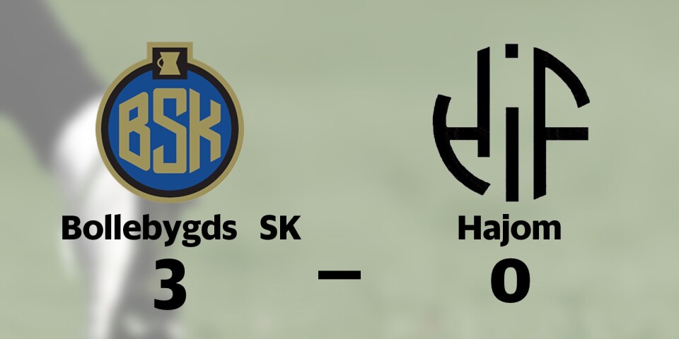 Segerraden förlängd för Bollebygds SK – besegrade Hajom