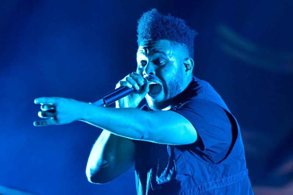 The Weeknd på Lollapalooza i Chicago, 2018.