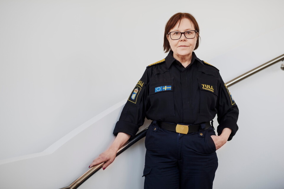 Charlotte Svensson, generaltulldirektör, säger att Tullverket behöver större resurser för att kunna trappa upp brottsbekämpningsarbetet. Arkivbild.