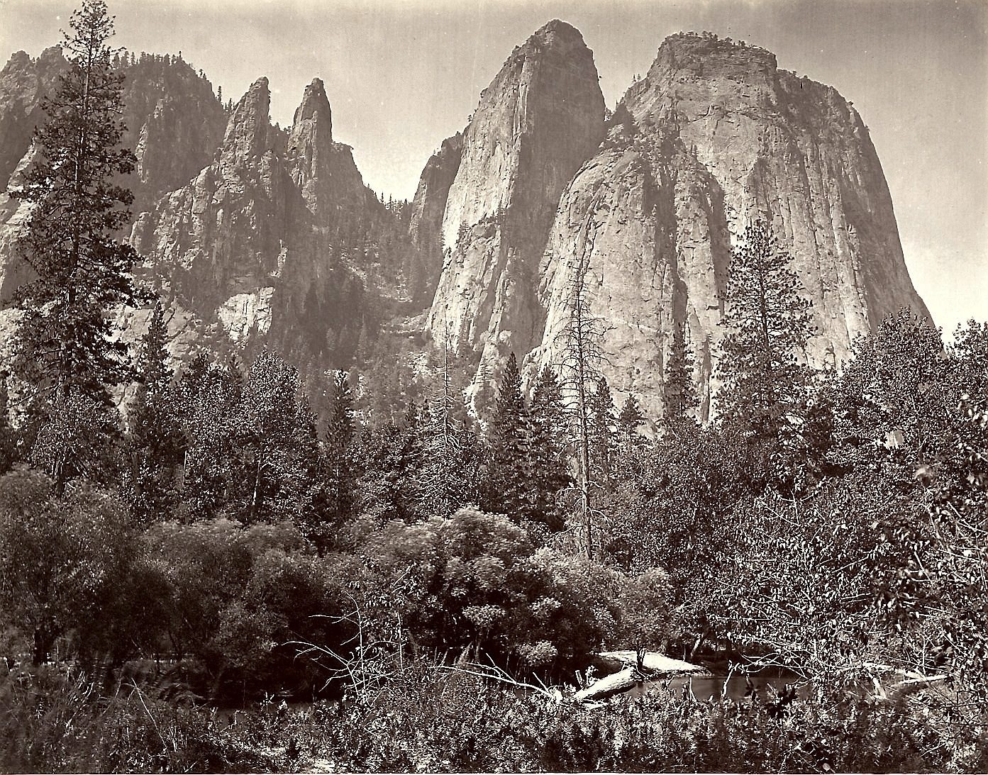 Carleton E. Watkins. Yosemite Valley, ”mammutfoto”, 1860-talet 
Foto: Carleton E. Watkins