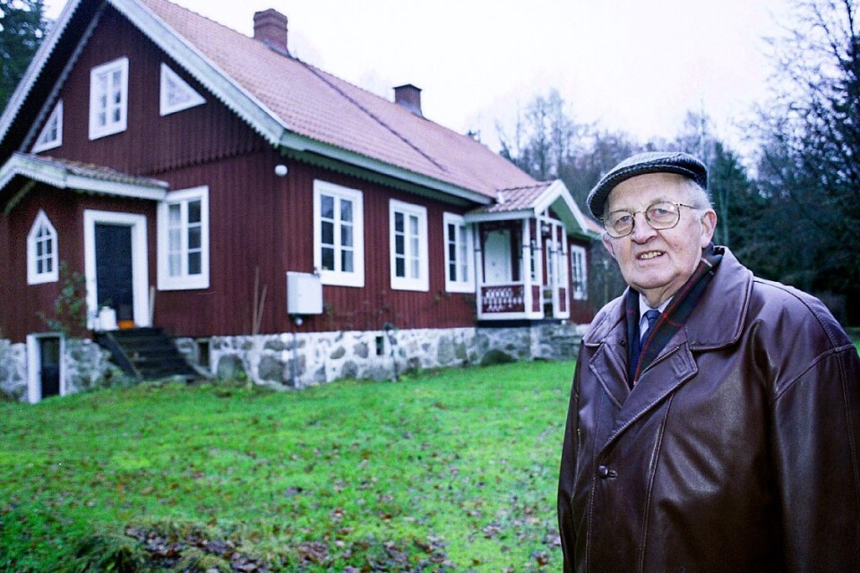 Åke Linds närmaste granne var Värpatorpet i Bjärnum där Norra Skånes grundare Per Axel Persson föddes. Det var ett arv som han satte en ära i att förvalta. Foto: Patric Berg/Arkiv
