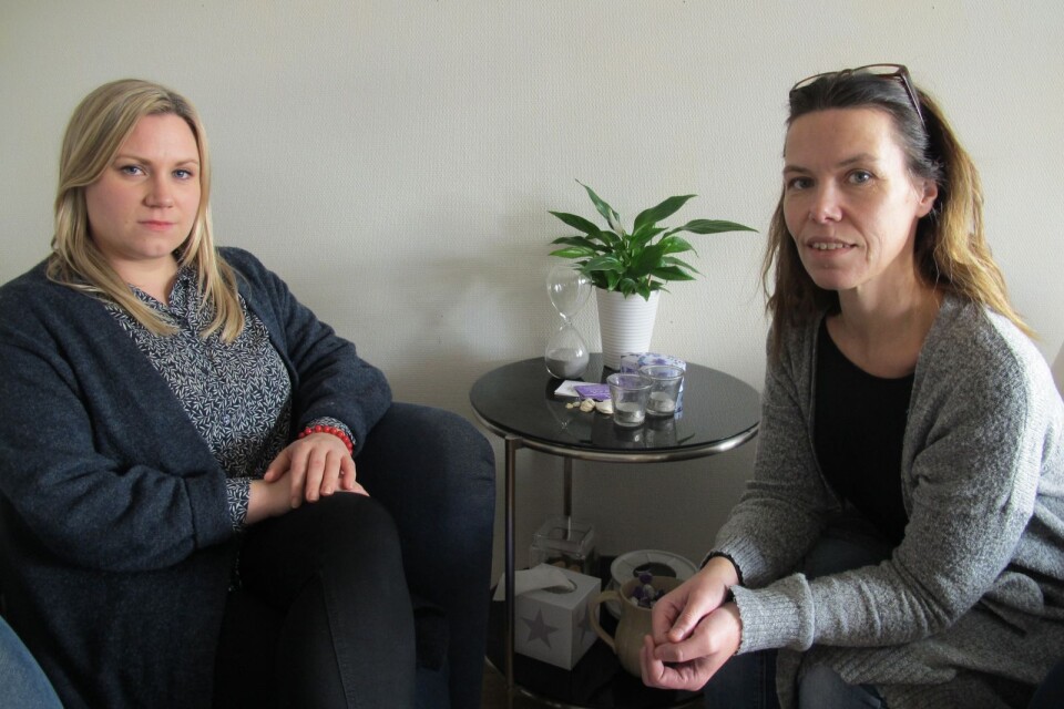 Lovisa Lang och Helena Pasma är ansvariga för den samtalsgrupp som ska bildas och ha möten med start första veckan i april.