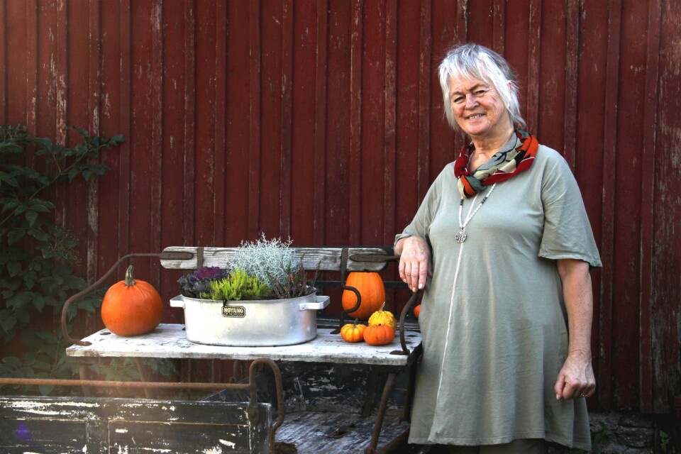Ann-Cathrine Nilsson bjuder in till utställning hemma hos sig på gården i Kvinnsgröta under Ölands skördefest.