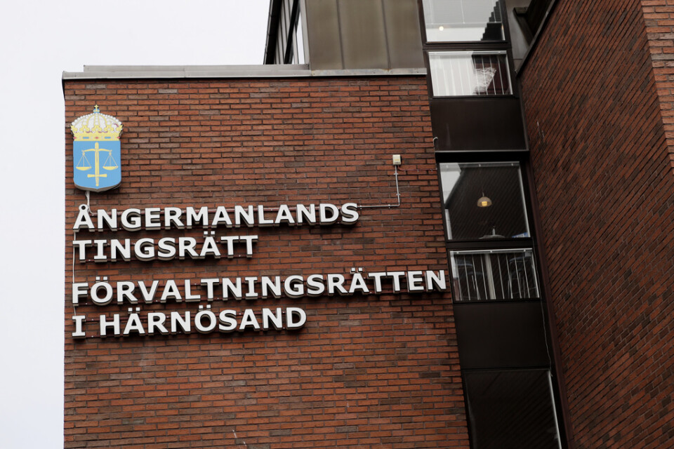 Ångermanlands tingsrätt dömde mannen till 12 års fängelse under tisdagen. Arkivbild.