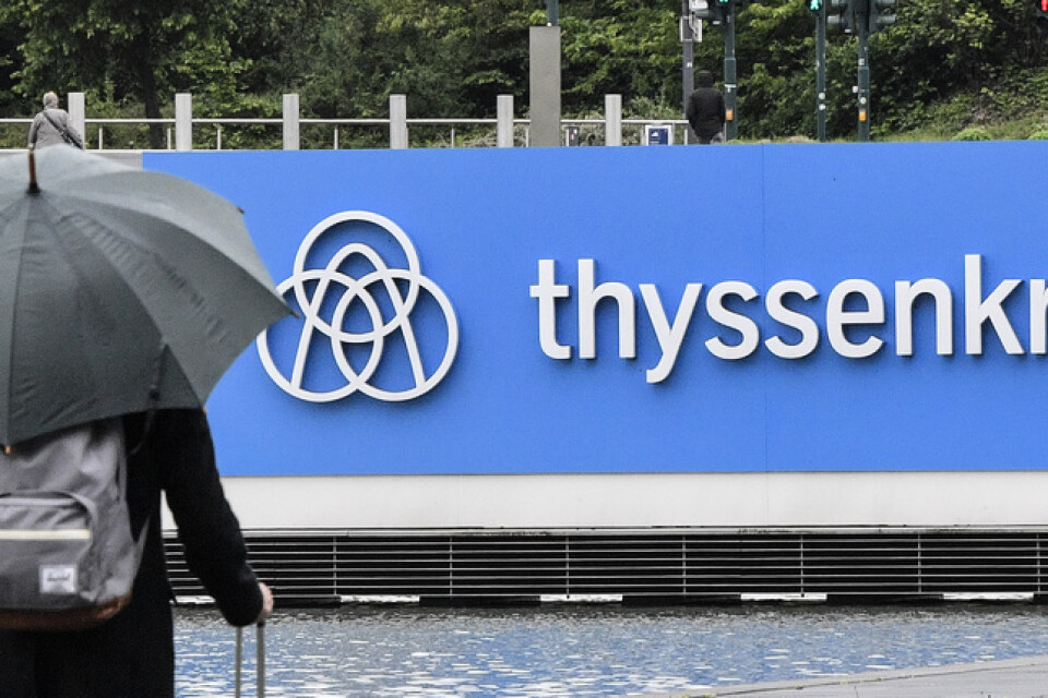 Thyssenkrupp, med huvudkontor i Essen, Tyskland, har åkt på en miljardsmäll för att i maskopi med konkurrenter blåst upp priserna på vissa stålprodukter med 20–25 procent. Arkivbild