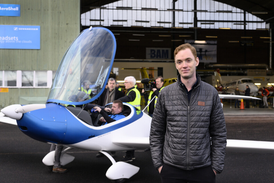 Anders Forslund, grundare och vd för bolaget Heart Aerospace. Arkivbild.