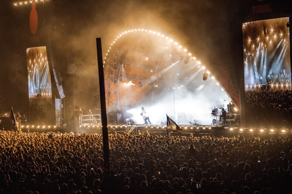 Roskildefestivalen är ett av de danska evenemangen som har tvingats ställa in under coronakrisen. Arkivbild.