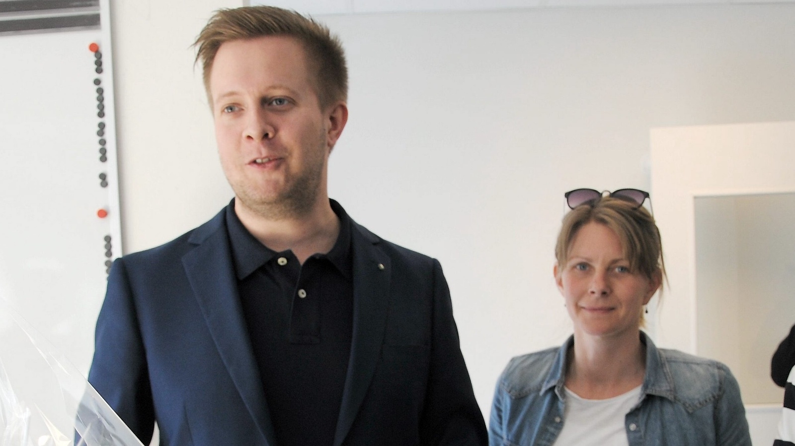 Niklas Larsson (C) och Marika Bjerstedt Hansen (S) är bekymrade över de planerade förändringarna. Foto: Arkiv