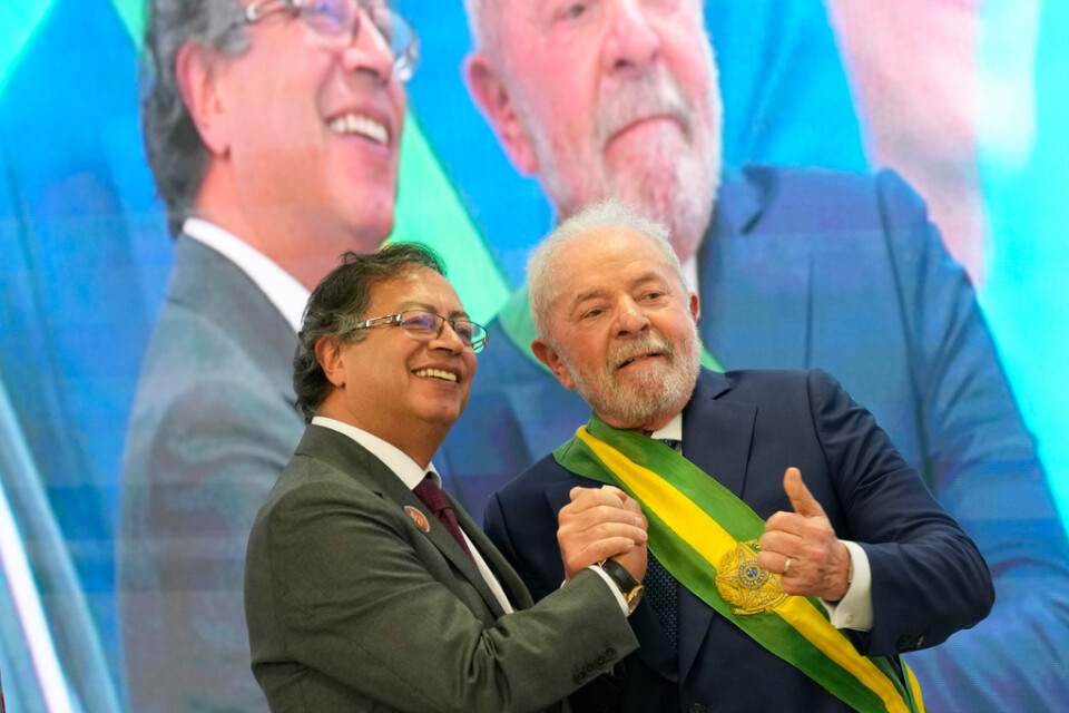 Brasiliens president Lula da Silva och Colombias president Gustavo Petro möttes i juli för att diskutera det kommande regnskogsmötet som hålls i Belém i Brasilien.