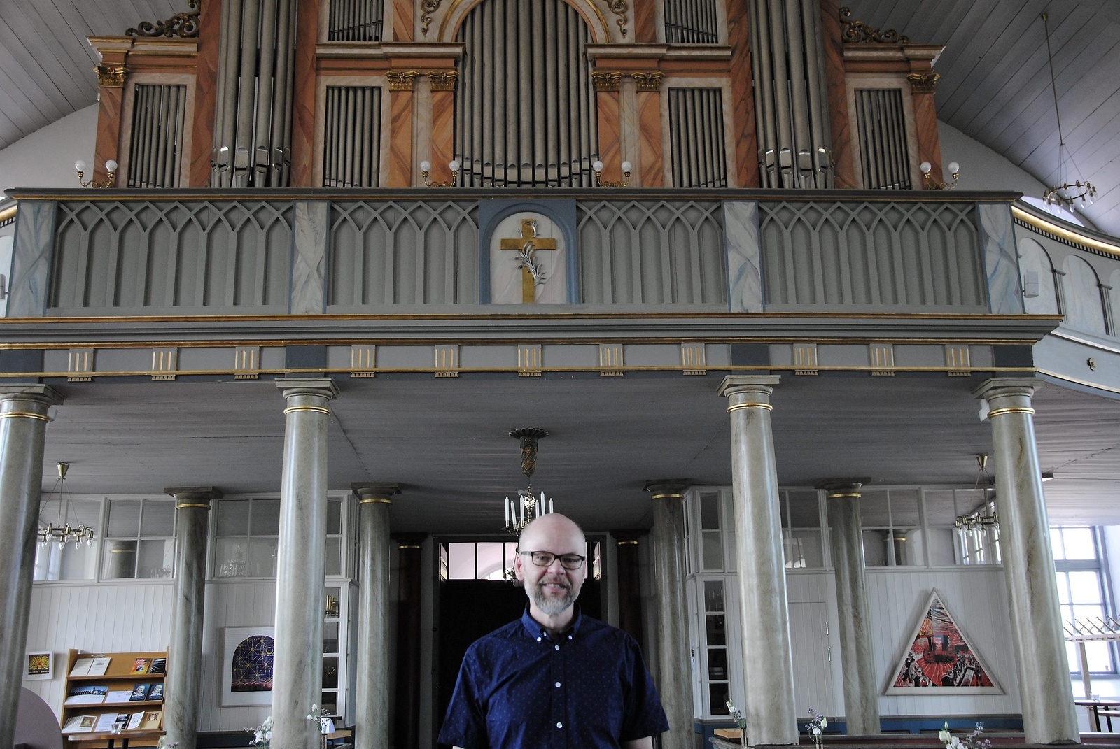 Bengt Almfjord slutar som kyrkomusiker i Osby pastorat och avtackas på söndag. FOTO: SUSANNE GÄRE