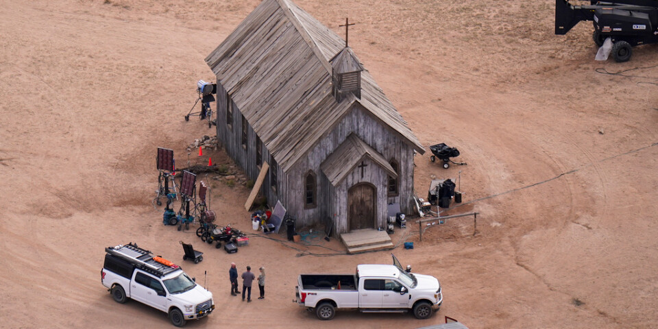 Inspelningenplatsen för "Rust" på Bonanza Creek Ranch i Santa Fe. En ny FBI-rapport hävdar att Alec Baldwin måste ha kramat avtryckaren på vapnet som dödade filmfotografen Halyna Hutchins. Arkivbild.