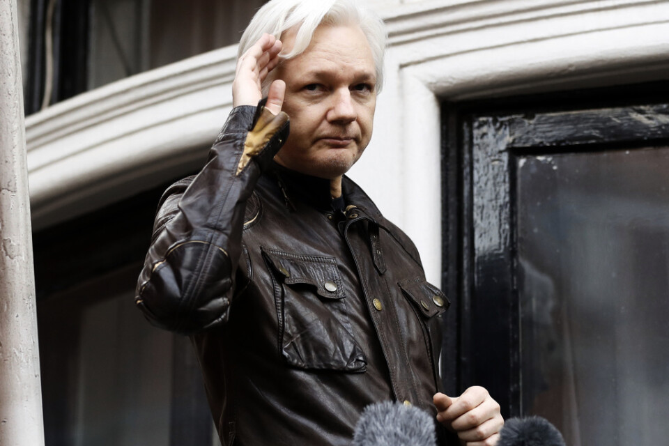 Våldtäktsutredningen mot Julian Assange läggs ned, meddelade vice överåklagare Eva-Marie Persson vid en presskonferens på tisdagen. Arkivbild.