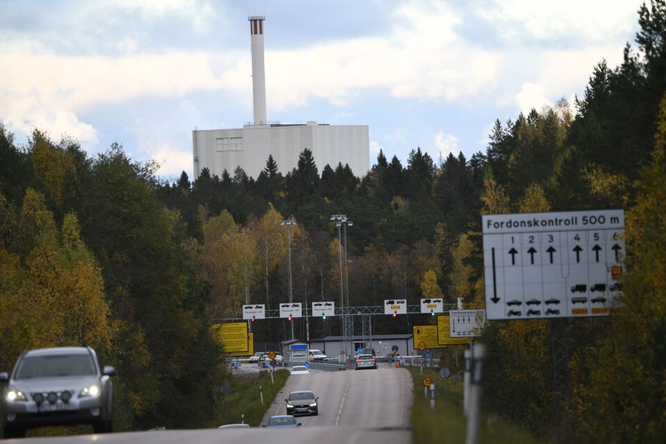 Forsmarks kärnkraftverk i Östhammar. Östhammar är Sveriges enda kommun som tackat ja till att ta hand om slutförvaring av radioaktivt kärnavfall.