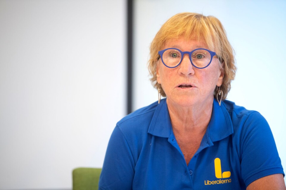 RosMarie Strömblad (L) från Karlshamn hoppas på EU-kommissionären Cecilia Malmström som partiledare.