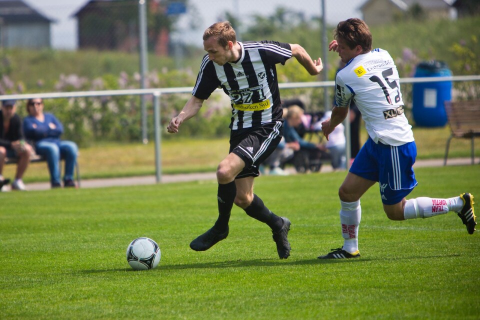 Mattias ”Skinkan” Andersson, här i Köpingebro IF:s tröja, återvänder till IFK Ystad.