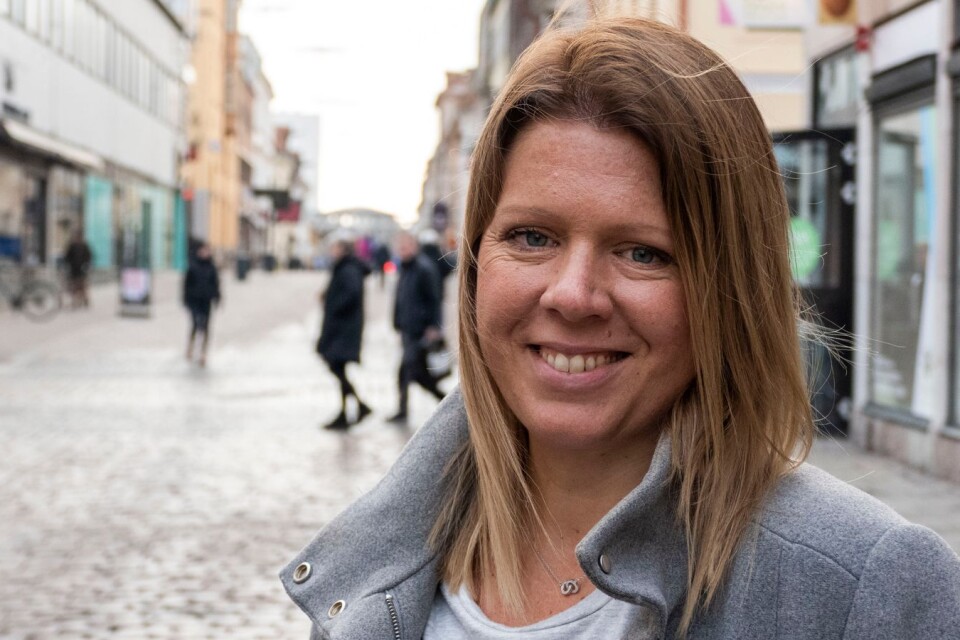 Lisa Söderholm, centrumledare för Kalmar city.