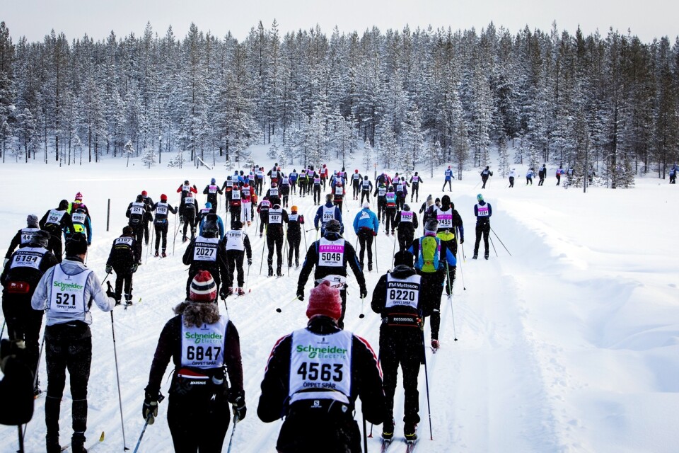 Vasaloppets vintervecka inleddes under fredagen med Kortvasan.
Foto Ulf Palm / TT / ARKIV