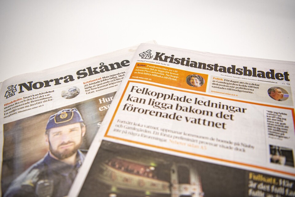 Kristianstadsbladet och Norra Skåne, ettor