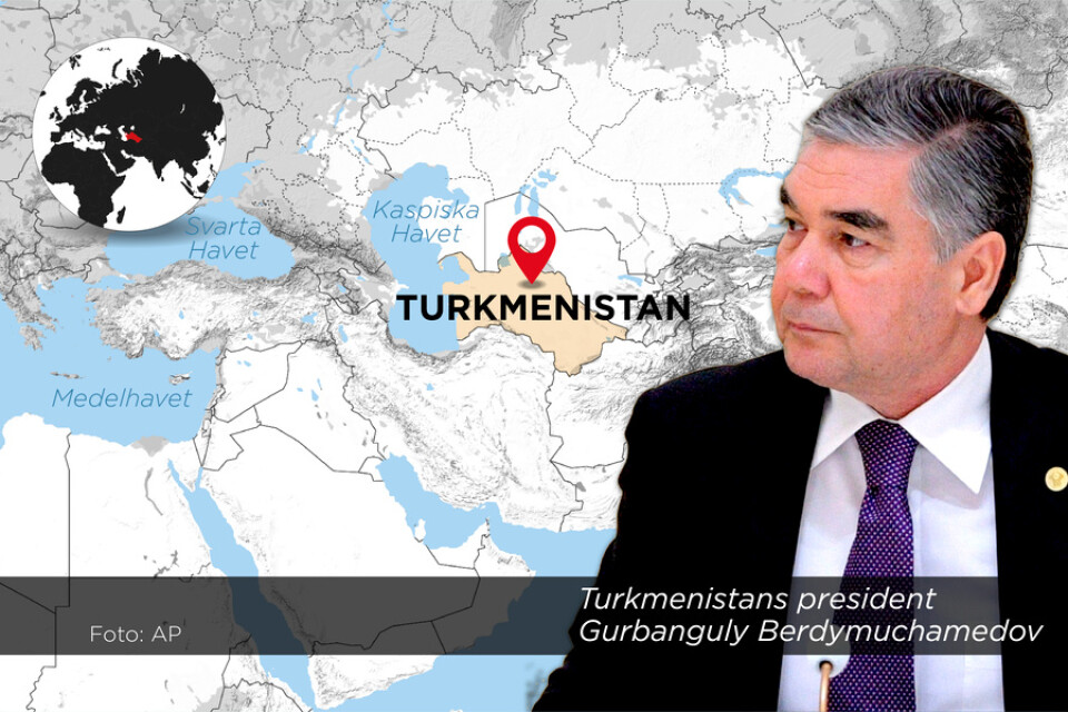 Turkmenistan ligger inklämt mellan Iran, Afghanistan, Uzbekistan, Kazakstan och Kaspiska havet.